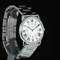 CARTIER | RONDE SOLO de Cartier Ref. W6701005 Cartier Box and Warranty, 2015, Quartz, 36 mm. Steel