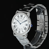 CARTIER | RONDE SOLO de Cartier Ref. W6701005 Cartier Box and Warranty, 2015, Quartz, 36 mm. Steel