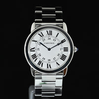 CARTIER | RONDE SOLO de Cartier Ref. W6701005 Cartier Box and Warranty, 2015, Quartz, 36 mm. Steel