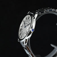 CARTIER | RONDE SOLO de Cartier Ref. W6701005 Cartier Box and Warranty, 2015, Quartz, 36 mm. Steel
