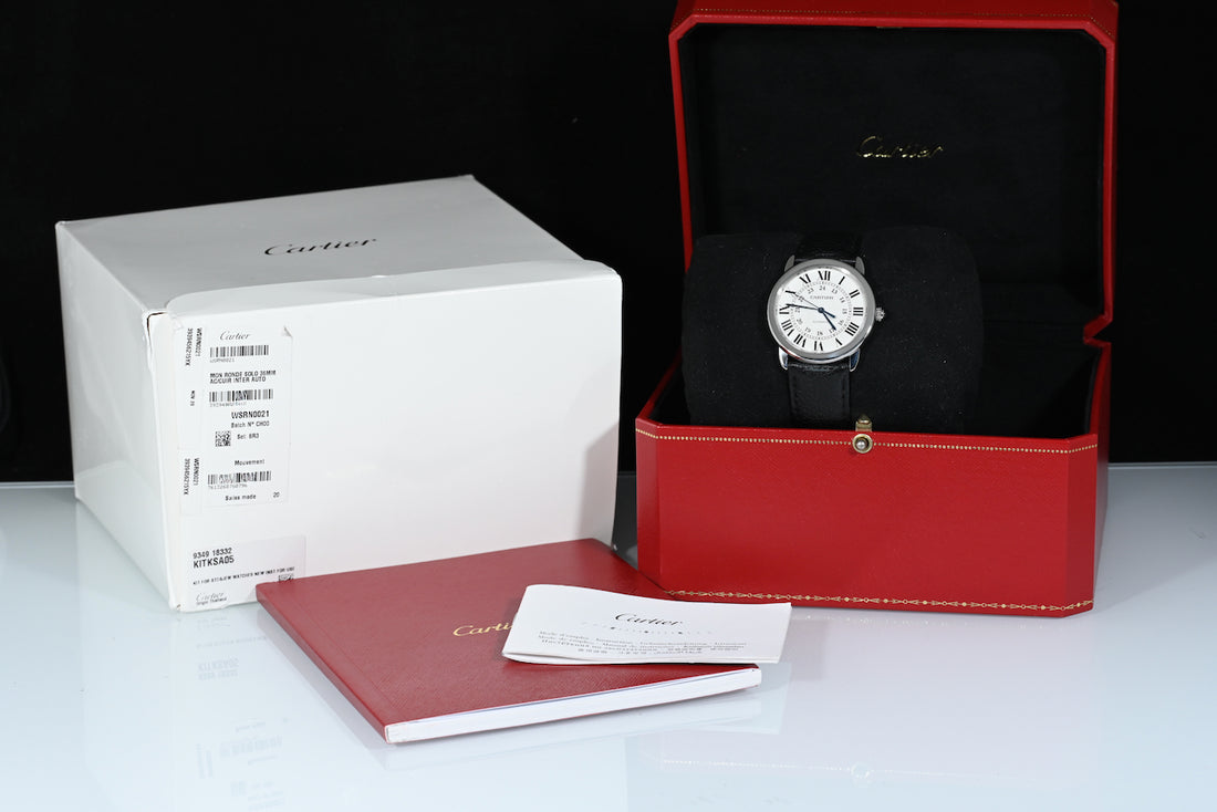 CARTIER | RONDE SOLO de Cartier Ref. WSRN0021 Scatola e Garanzia Cartier, 2019, Automatico, 36 mm.