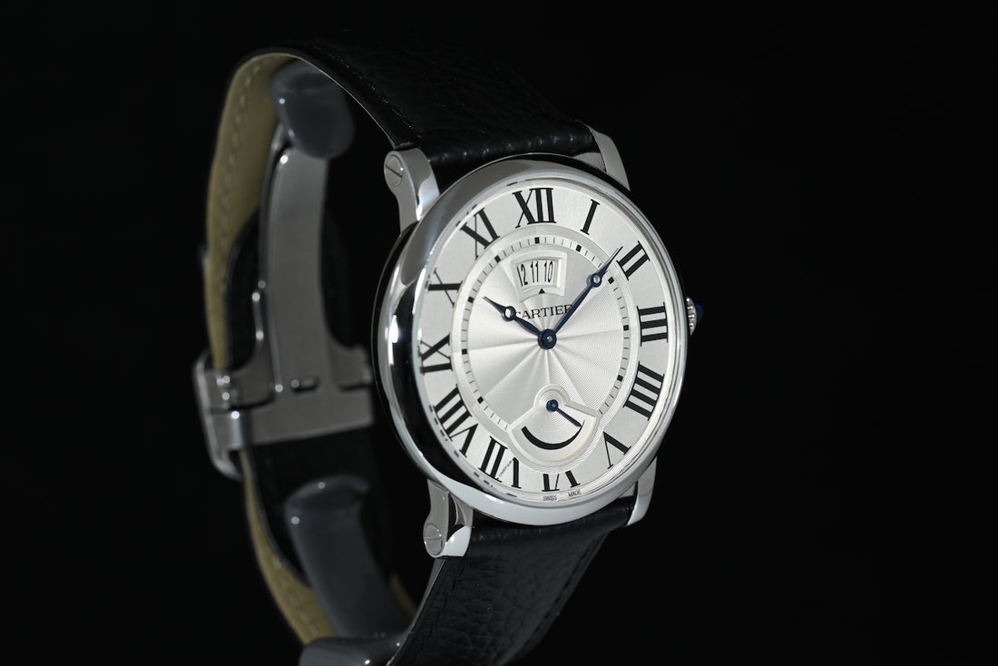 CARTIER | ROTONDE de Cartier Calendar & Power reserve Ref. W1556369 3749 Acciaio 40 mm  Scatola e Garanzia Cartier, 2015