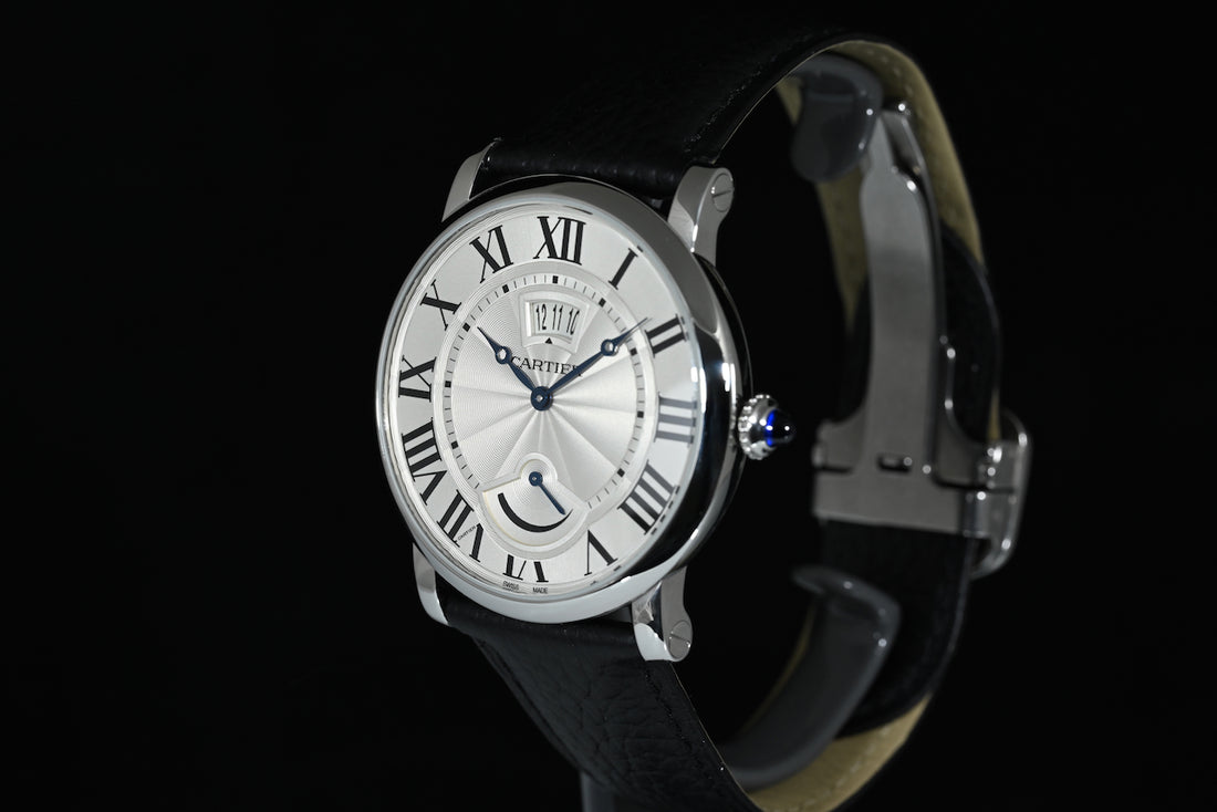CARTIER | ROTONDE de Cartier Calendar & Power reserve Ref. W1556369 3749 Acciaio 40 mm  Scatola e Garanzia Cartier, 2015