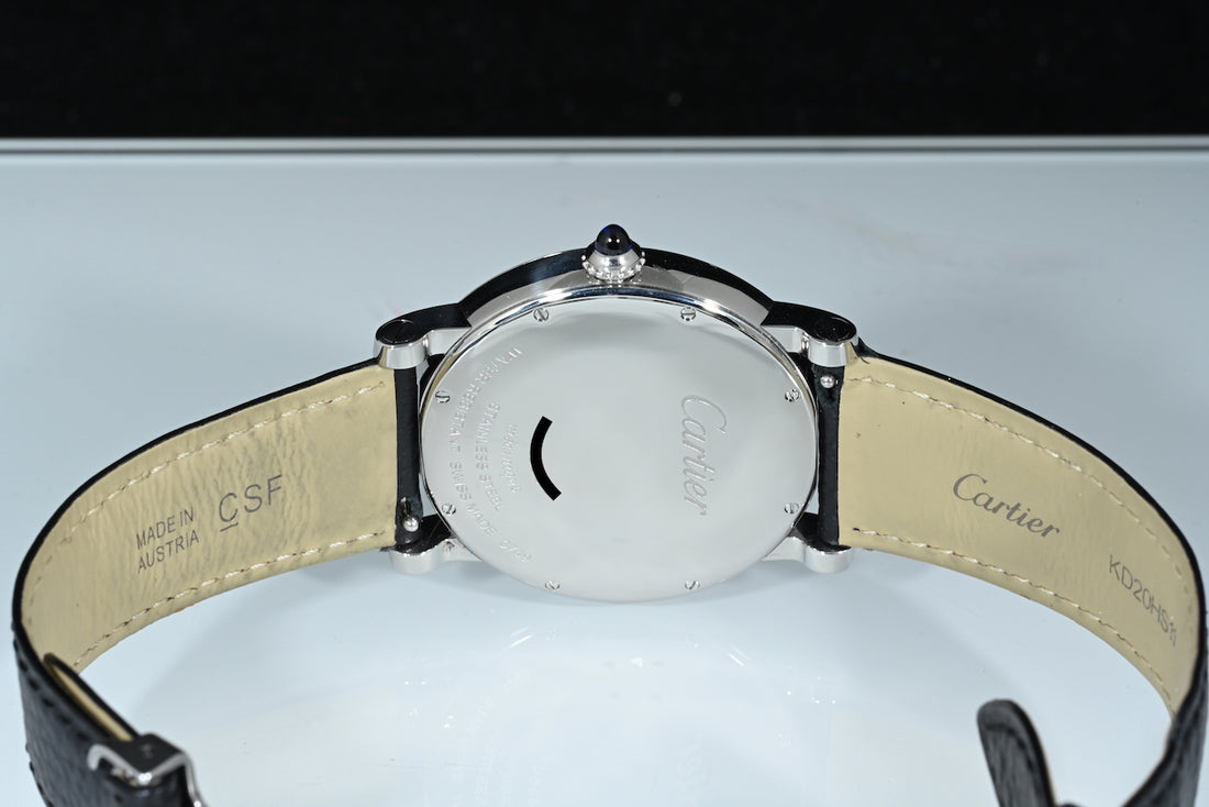 CARTIER | ROTONDE de Cartier Calendar & Power reserve Ref. W1556369 3749 Acciaio 40 mm  Scatola e Garanzia Cartier, 2015