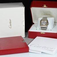 CARTIER | SANTOS 100 XL Automatic Steel/Gold Ref. W200728G 2656 Cartier box