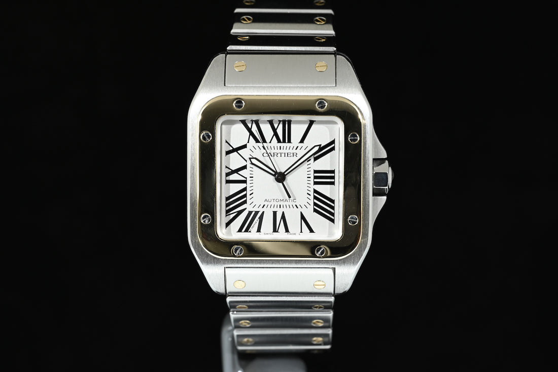 CARTIER | SANTOS 100 XL Automatic Steel/Gold Ref. W200728G 2656 Cartier box