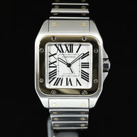 CARTIER | SANTOS 100 XL Automatic Steel/Gold Ref. W200728G 2656 Cartier box