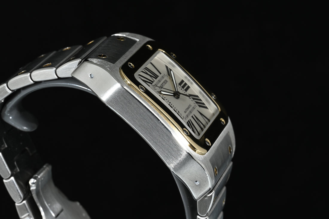 CARTIER | SANTOS 100 XL Automatic Steel/Gold Ref. W200728G 2656 Cartier box