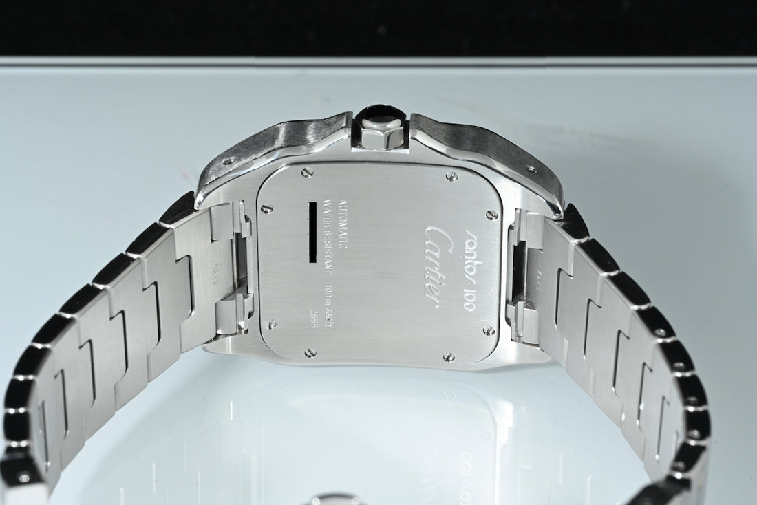 CARTIER | SANTOS 100 XL Automatic Steel/Gold Ref. W200728G 2656 Cartier box