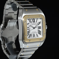 CARTIER | SANTOS 100 XL Automatic Acciaio/Oro Ref. W200728G 2656 Scatola e Garanzia Cartier 2016