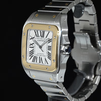 CARTIER | SANTOS 100 XL Automatic Acciaio/Oro Ref. W200728G 2656 Scatola e Garanzia Cartier 2016