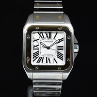 CARTIER | SANTOS 100 XL Automatic Acciaio/Oro Ref. W200728G 2656 Scatola e Garanzia Cartier 2016
