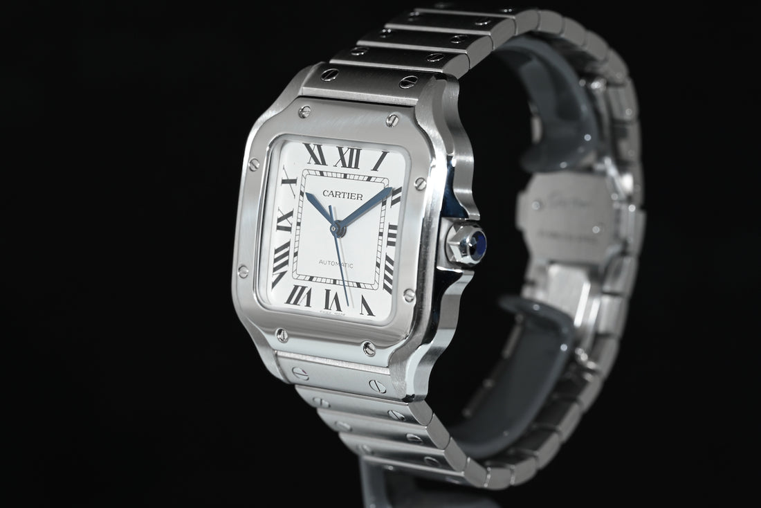 CARTIER | SANTOS de Cartier, Automatico, Scatola e Garanzia, 2021 Ref. WSSA0029