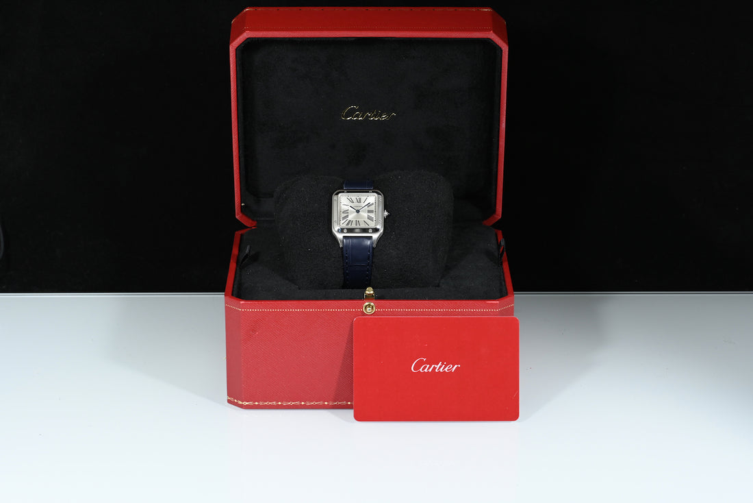 CARTIER | SANTOS-DUMONT, Steel/Quartz | Ref. WSSA0023 Cartier Box and Paper 2020