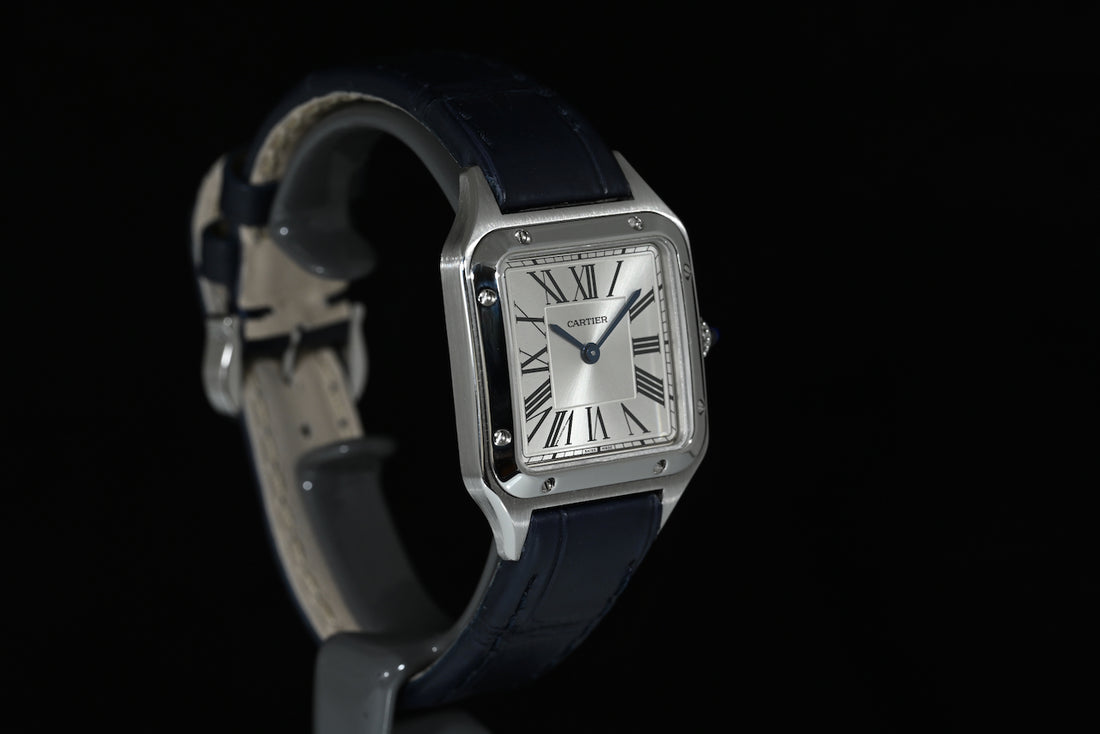 CARTIER | SANTOS-DUMONT, Steel/Quartz | Ref. WSSA0023 Cartier Box and Paper 2020