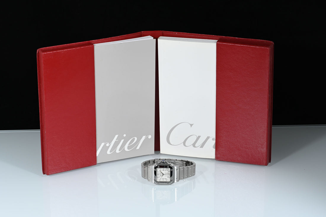CARTIER | SANTOS de CARTIER Galbèe Automatic Ref. W20044D6  Garanzia Cartier del 2000