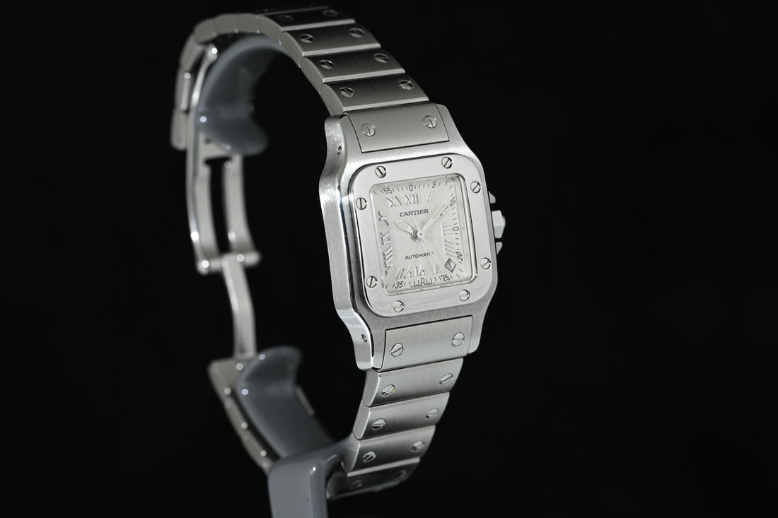 CARTIER | SANTOS de CARTIER Galbèe Automatic Ref. W20044D6  Garanzia Cartier del 2000