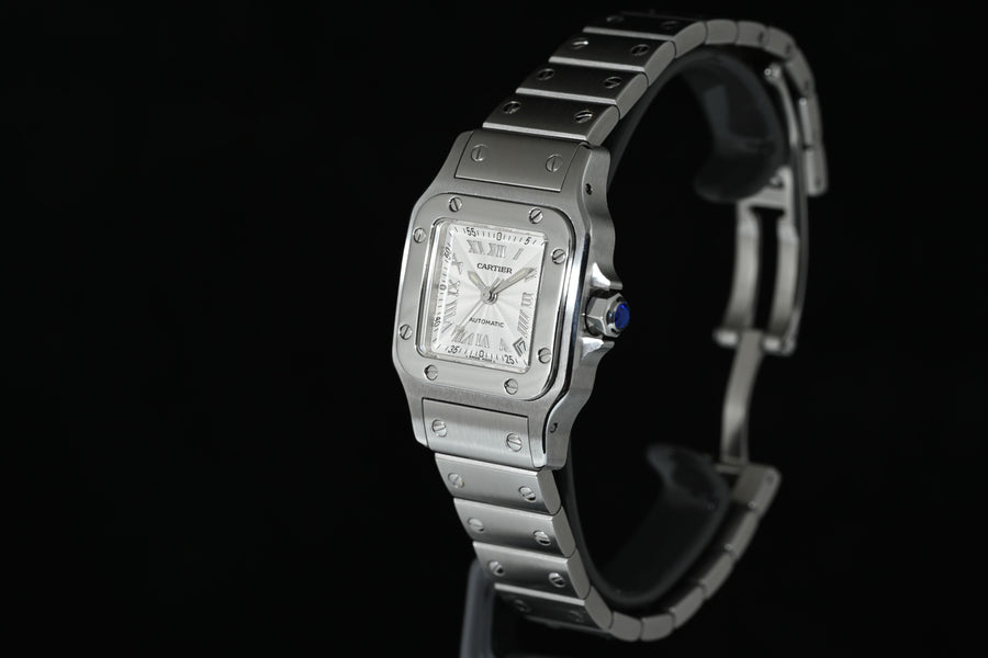 CARTIER | SANTOS de CARTIER Galbèe Automatic Ref. W20044D6  Garanzia Cartier del 2000