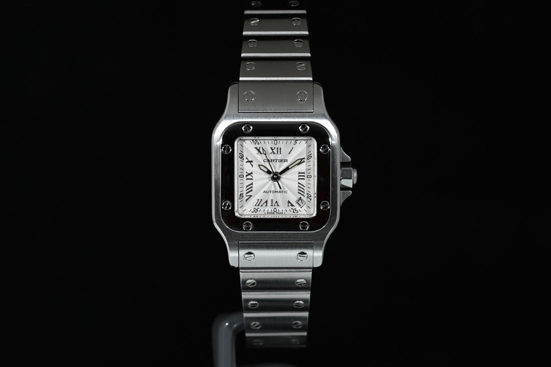 CARTIER | SANTOS de CARTIER Galbèe Automatic Ref. W20044D6  Garanzia Cartier del 2000