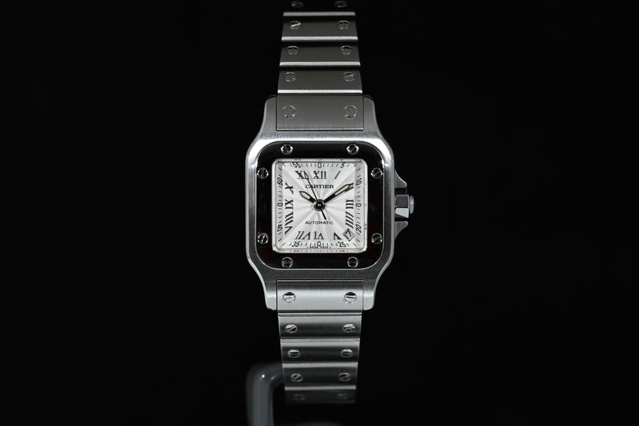CARTIER | SANTOS de CARTIER Galbèe Automatic Ref. W20044D6  Garanzia Cartier del 2000