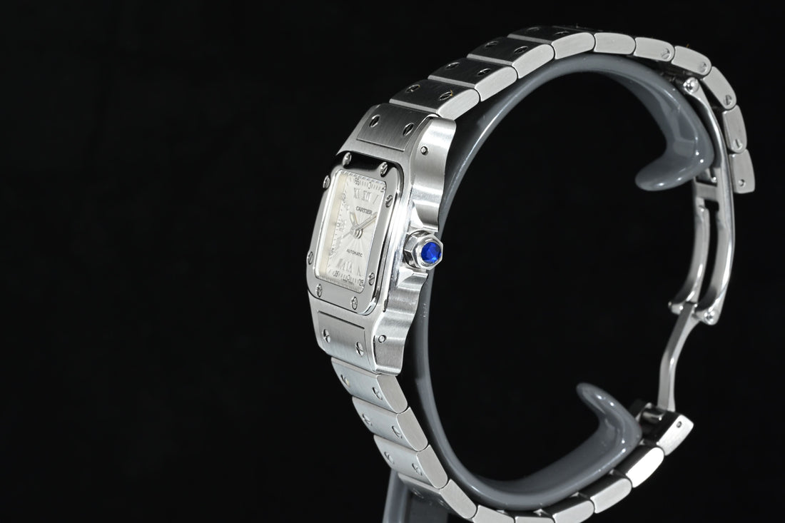 CARTIER | SANTOS de CARTIER Galbèe Automatic Ref. W20044D6  Garanzia Cartier del 2000