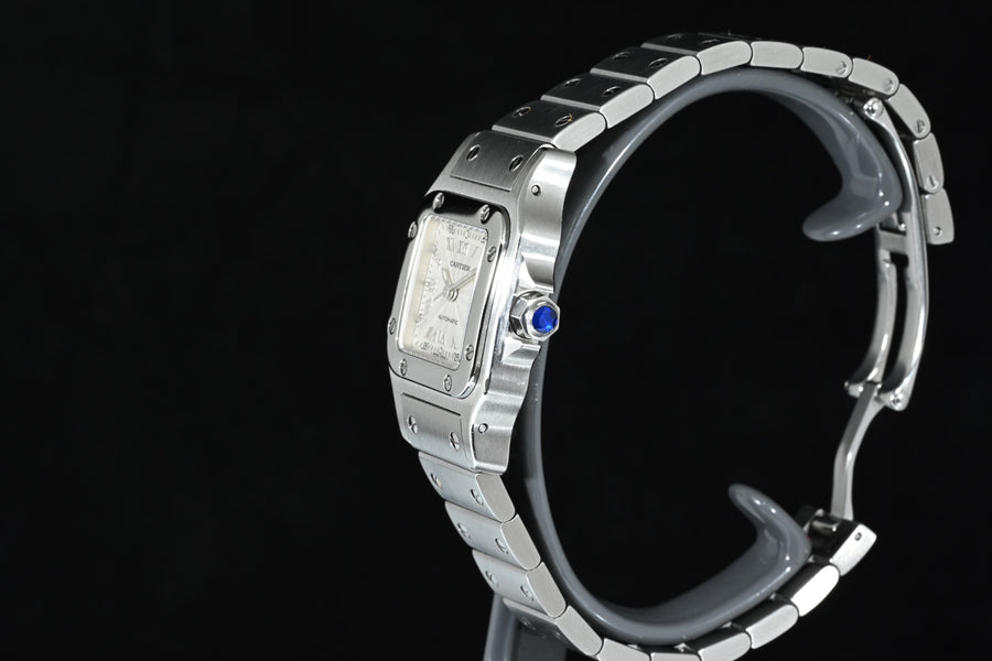 CARTIER | SANTOS de CARTIER Galbèe Automatic Ref. W20044D6  Garanzia Cartier del 2000