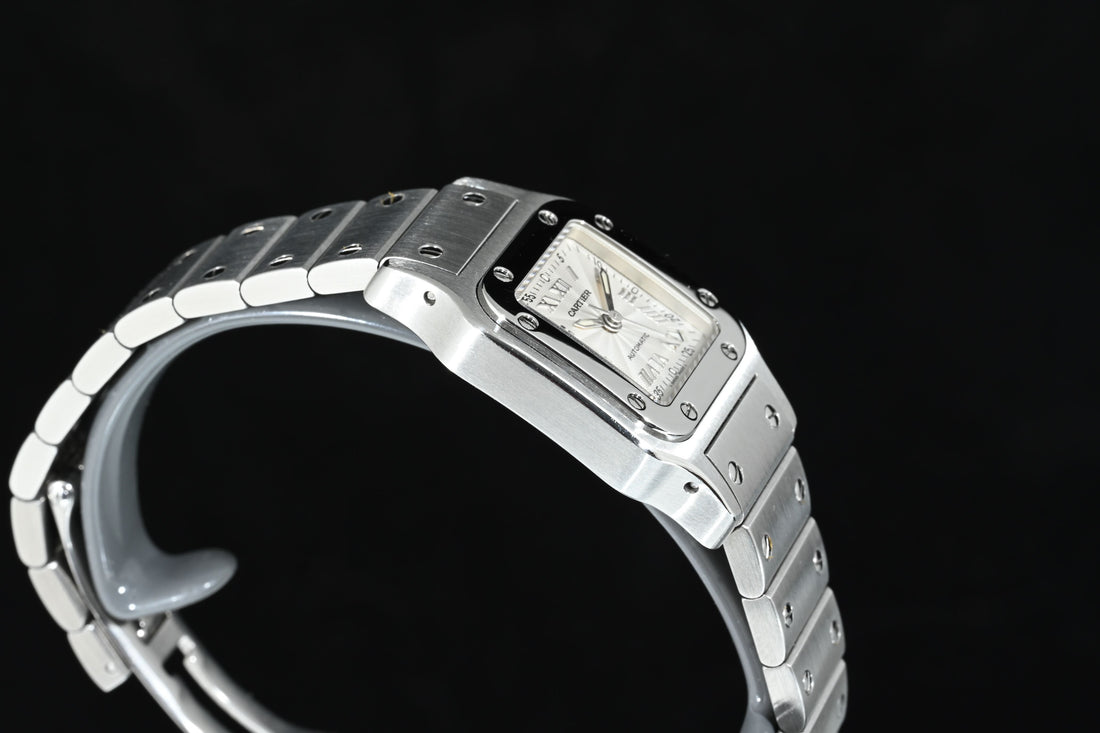 CARTIER | SANTOS de CARTIER Galbèe Automatic Ref. W20044D6  Garanzia Cartier del 2000