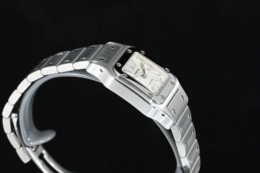 CARTIER | SANTOS de CARTIER Galbèe Automatic Ref. W20044D6  Garanzia Cartier del 2000