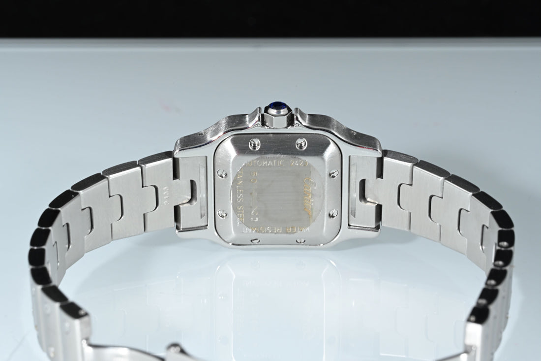 CARTIER | SANTOS de CARTIER Galbèe Automatic Ref. W20044D6  Garanzia Cartier del 2000