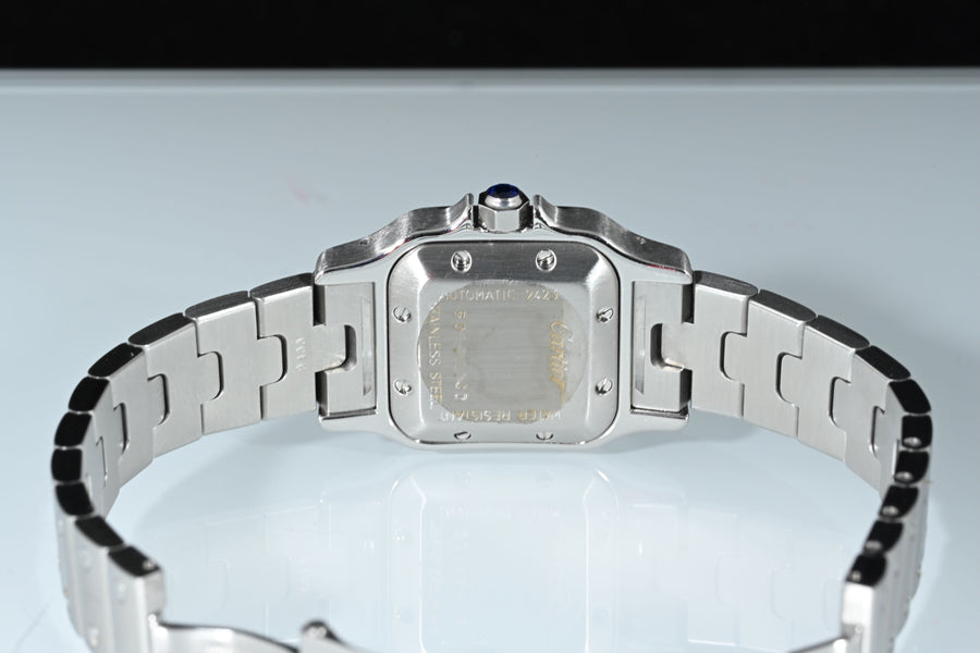 CARTIER | SANTOS de CARTIER Galbèe Automatic Ref. W20044D6  Garanzia Cartier del 2000