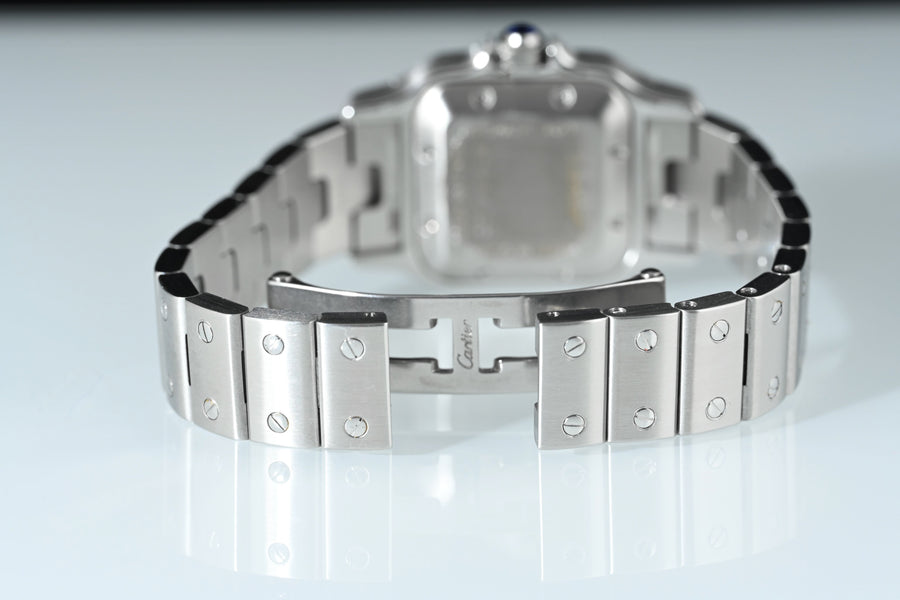 CARTIER | SANTOS de CARTIER Galbèe Automatic Ref. W20044D6  Garanzia Cartier del 2000