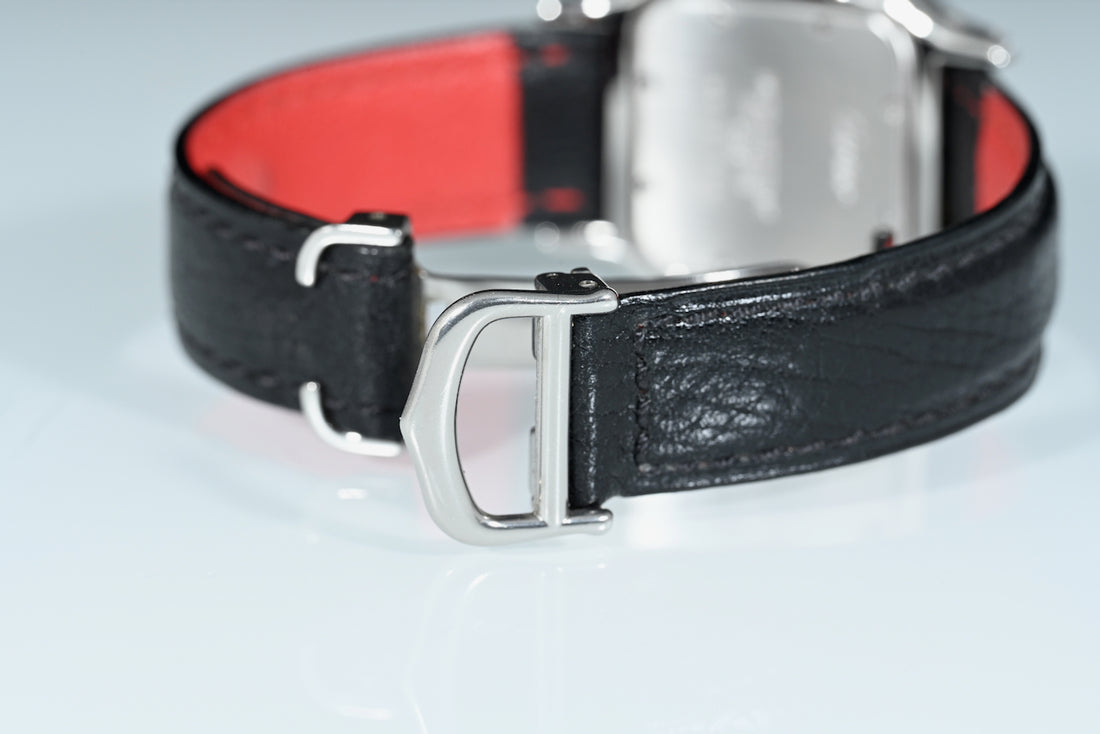 CARTIER | SANTOS DE CARTIER GALBEE Quartz Acciaio e oro giallo Ref. 1566