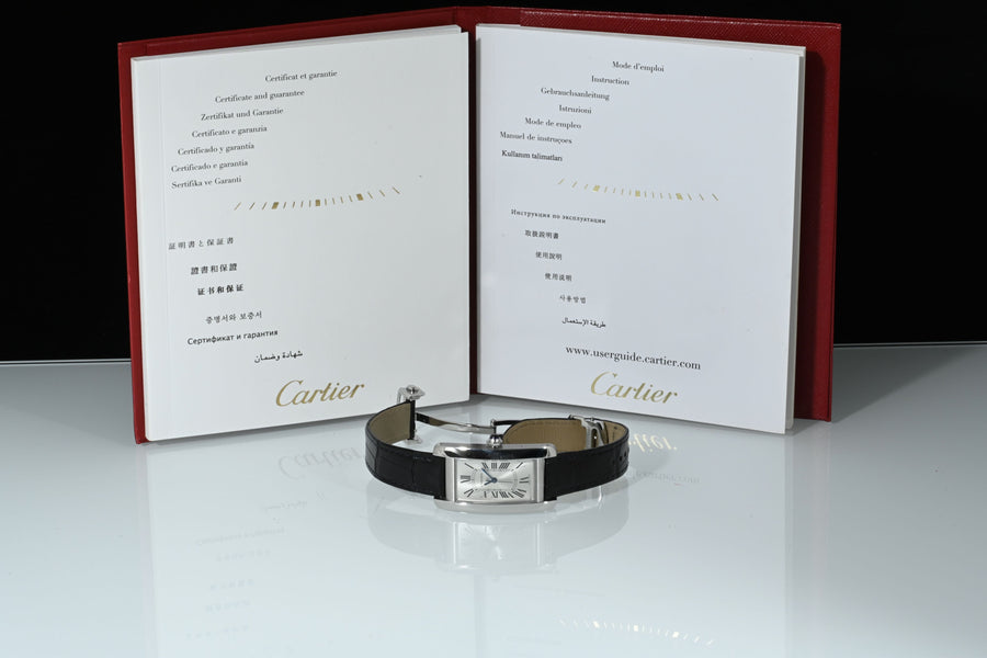 CARTIER | Tank Américaine, Steel, Automatic Ref. WSTA0044 Cartier Guarantee