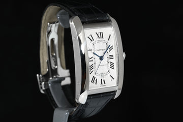 CARTIER | Tank Américaine, Oro bianco, Automatico Ref. W2609956 Scatola e Garanzia Cartier, 2023