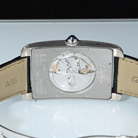 CARTIER | Tank Américaine, White Gold, Automatic Ref. W2609956 Cartier Box and Papers, 2015