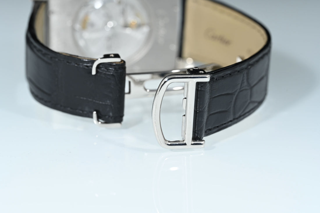 CARTIER | Tank Américaine, Oro bianco, Automatico Ref. W2609956 Scatola e Garanzia Cartier, 2023