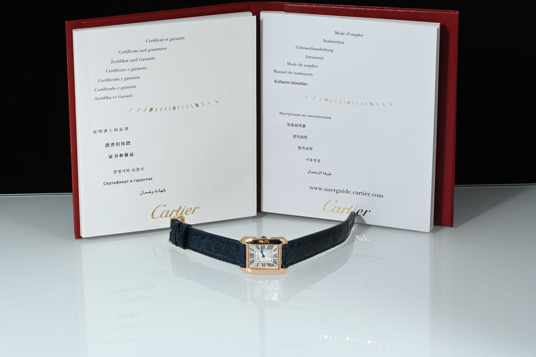 CARTIER | TANK ANGLAISE Oro rosa, Lady, Quarzo, Garanzia Cartier anno 2014