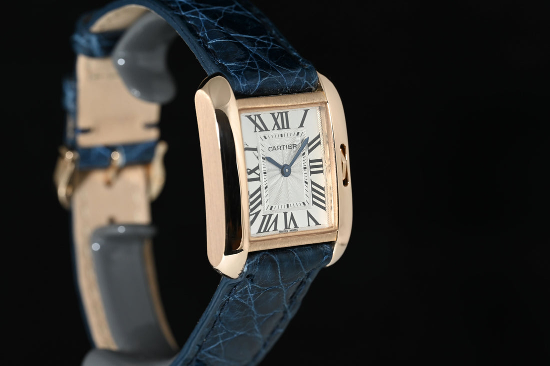 CARTIER | TANK ANGLAISE Oro rosa, Lady, Quarzo, Garanzia Cartier anno 2014