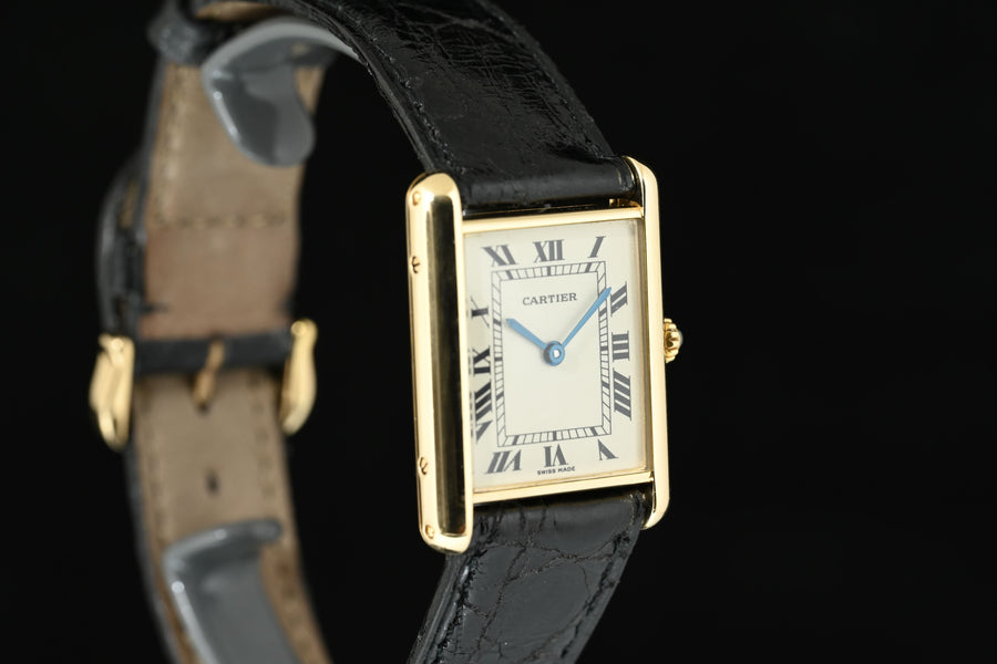 CARTIER | TANK LOUIS de CARTIER Yellow gold Quartz