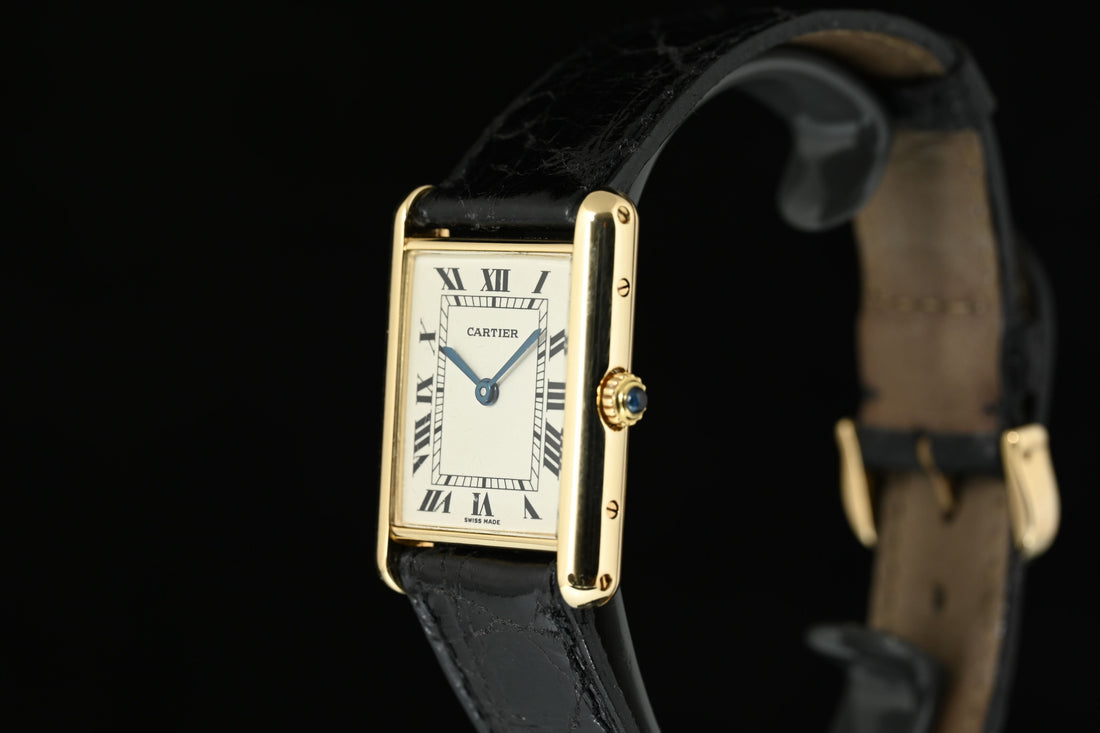 CARTIER | TANK LOUIS de CARTIER Yellow gold Quartz