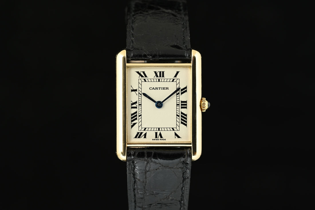 CARTIER | TANK LOUIS de CARTIER Yellow gold Quartz