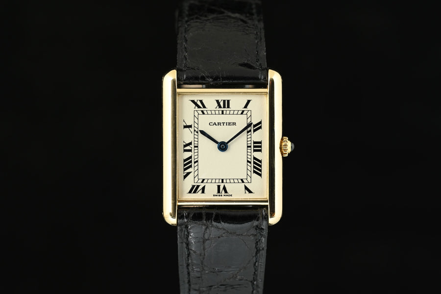 CARTIER | TANK LOUIS de CARTIER Yellow gold Quartz