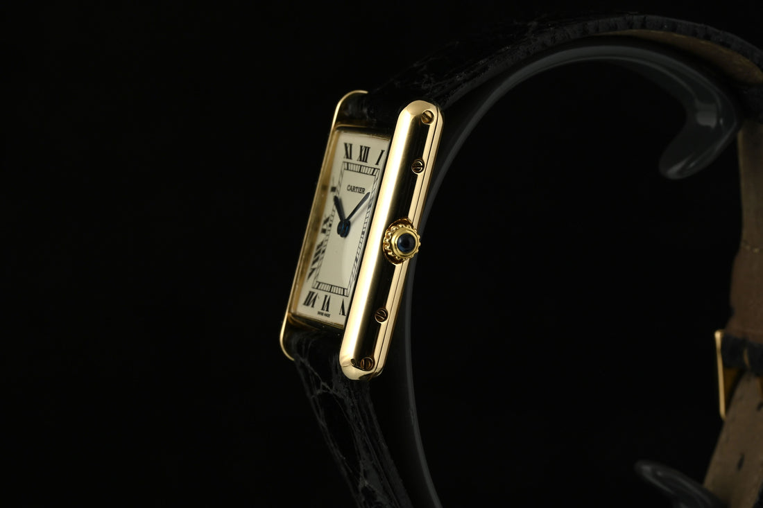 CARTIER | TANK LOUIS de CARTIER Yellow gold Quartz
