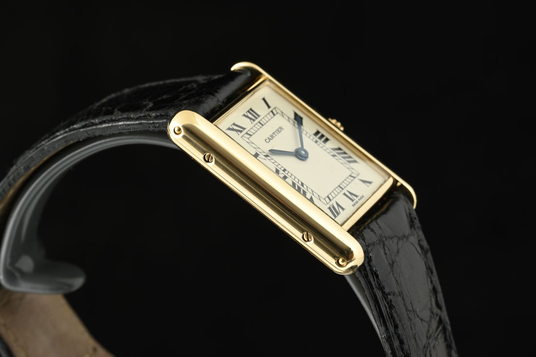 CARTIER | TANK LOUIS de CARTIER Yellow gold Quartz