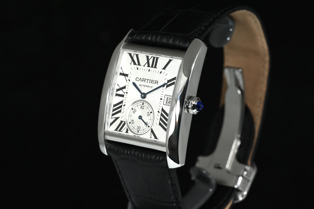 CARTIER | TANK MC Acciaio, Automatico Ref. W5330003 Scatola e Garanzia Cartier, 2018