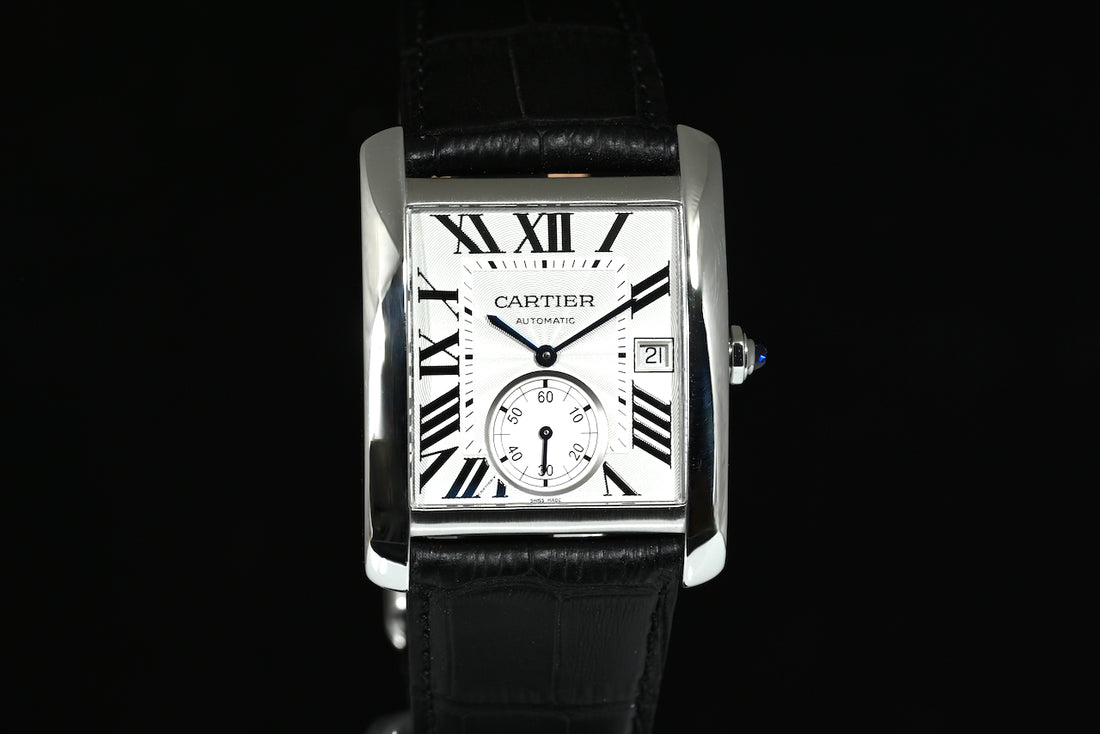 CARTIER | TANK MC Acciaio, Automatico Ref. W5330003 Scatola e Garanzia Cartier, 2018