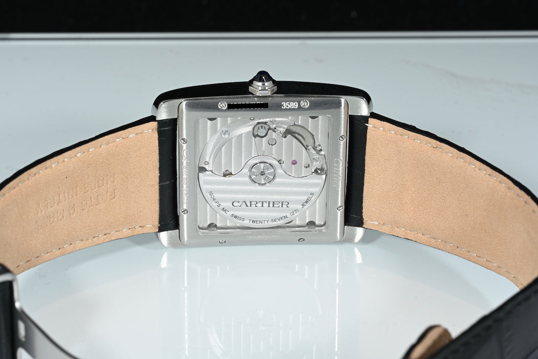 CARTIER | TANK MC Acciaio, Automatico Ref. W5330003 Scatola e Garanzia Cartier, 2018