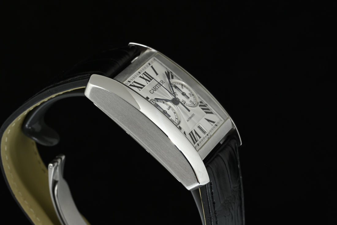 CARTIER | TANK MC 34.3 Chronograph Steel, Automatic Ref. W5330007 Cartier Box and papers, 2018