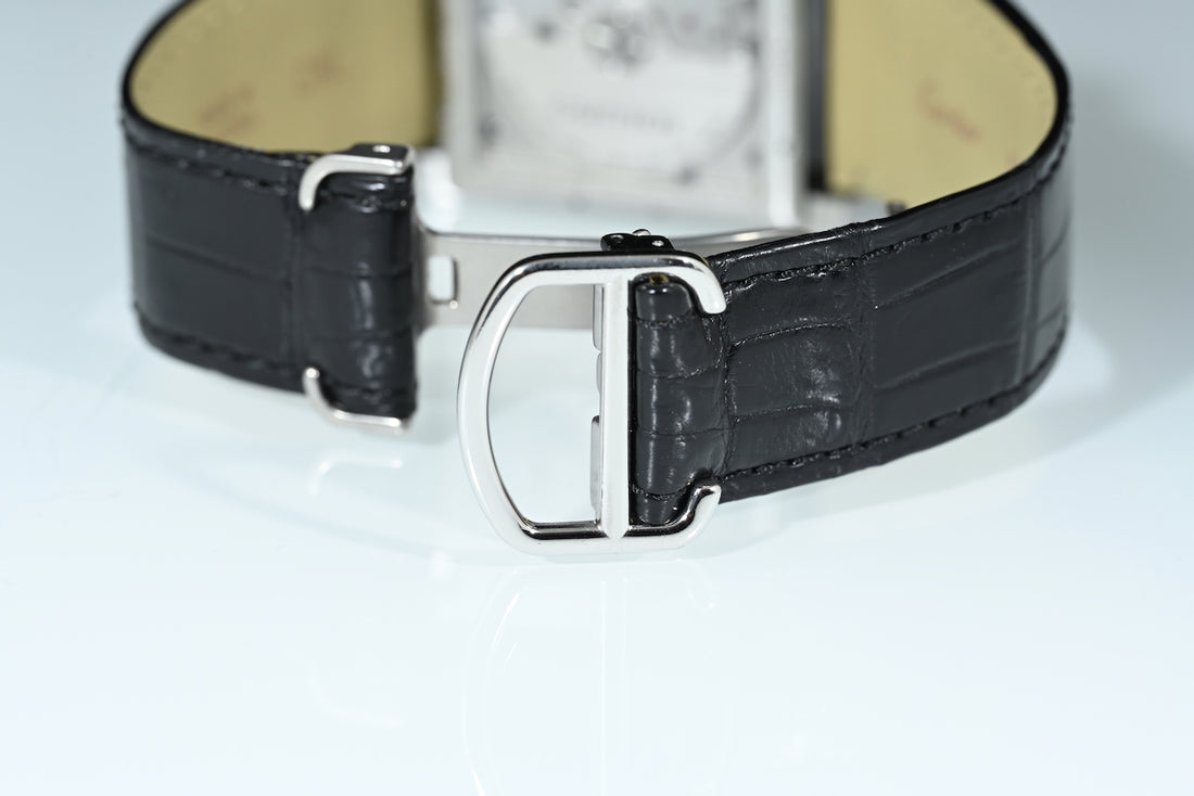 CARTIER | TANK MC 34.3 Chronograph Steel, Automatic Ref. W5330007 Cartier Box and papers, 2018