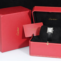 CARTIER | TANK SOLO Steel, Quartz, Small Ref. W1018255 Cartier box and papers, 2017